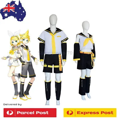 Kagamine Rin&Len Vocaloid Miku Cosplay Completed Outfit Jk Uniform Halloween • $45.54