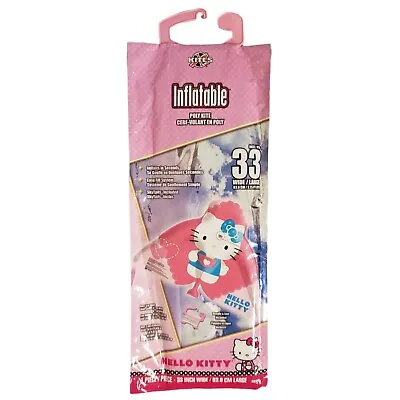 $39.99 • Buy XKites Hello Kitty Pink Inflatable Poly Kite 33  Wide X Kites SkyTails Sky Tails