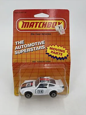 Matchbox # 3 White Porsche Turbo Mb 3-c36 -new- 1987 • $6.95