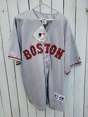 New Majestic Hideki Okajima Boston Red Sox Jersey T Shirt MLB Baseball Size XXL • $49.99