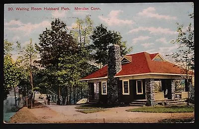 Meridan Conn. C.1906 Pc.(m7)- Waiting Room At Hubbard Park • $1.29