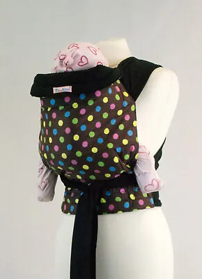 Palm And Pond Mei Tai Baby Sling - Chocolate Spots • £21.99