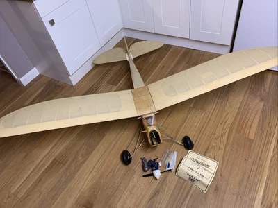 £130 • Buy Vintage Scram RC Plane Aircraft Radio Aeroplane Model With OS 46 LA 84” Span