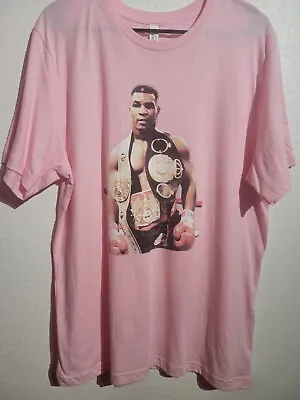 Floyd Mayweather Pink Shirt Size XL Men's Boxing Canvas Mike Tyson Tee • $8.99