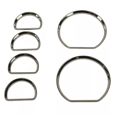 Chrome Gauge Accent Rings - 6pc Set- For 1994-2004 Ford Mustang • $24.99