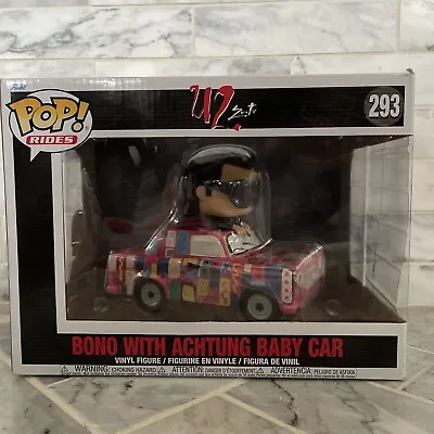 Funko Pop! Rocks U2 Zoo TV 4 Pack Exclusive &  Bono In Achtung Baby Car Pop Ride • $32