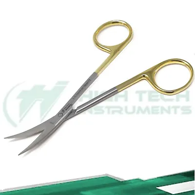 Premium GERMAN TC Iris Scissors 4.5  Curved Surgical Dental Instruments  • $9.99