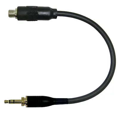 Sennheiser Microphone Adapter 3.5mm Female Screw Lock To Male Thread Jack Plug • £21.99