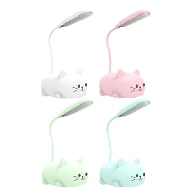 $12.99 • Buy Mini Cat USB Lamp LED Cute Animal Night Light Rechargeable Table Lamp For Kids