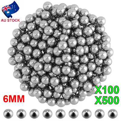 Stainless Steel Balls 6mm Smooth Ball Bearings Bike Bicycle Cycling Steel Bead • $8.89