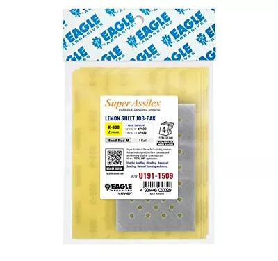 Super Assilex Flexible Sanding Sheets Jobpak Lemon K800 U1911509 4 Sheets + 1 M  • $30.80