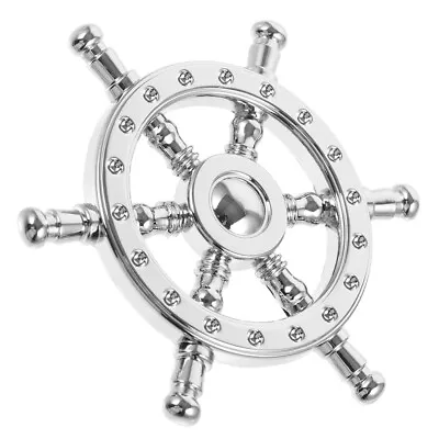  Car Steering Wheel Rearview Mirror Pendant Rudder Boat Charms Vintage Mini • £10.39