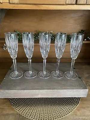 Set Of 5 Vintage Mikasa  Old Dublin  Fluted Champagne Glasses 8 7/8” - NICE~ • $59.99