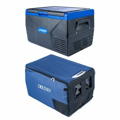 $388 • Buy Adventure Kings 50L Portable Camping Fridge / Freezer Cooler 12V & 240V + Cover