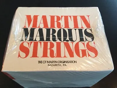 NOS 1970s 12 Sets Martin Marquis Nylon Guitar Strings SEALED IN BOX!   • $60