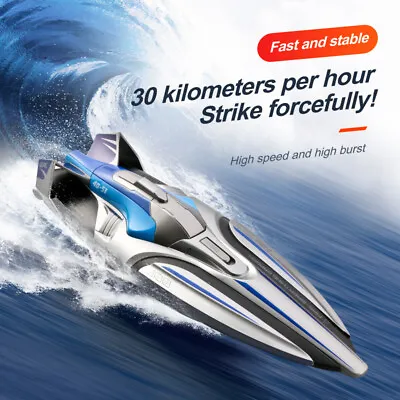 RC Boat Remote Control Kids High Speed 2.4G Racing Speed Boat Toy RC Boat Toys • $45.99