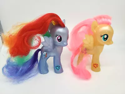 My Little Pony G4 Fluttershy & Rainbow Dash Lot Explore Equestria Pearlized • $12.99