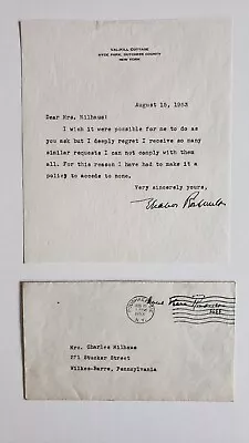 HISTORIC President First Lady Eleanor Roosevelt Hand Signed VAL-KILL Letter • $119.95