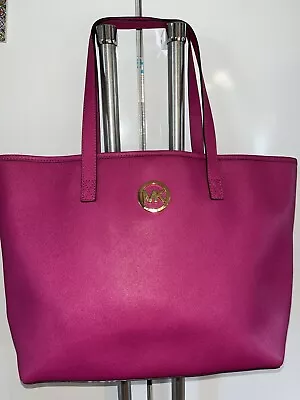 Michael Kors… Fuschia Leather Travel Jet Set Tote… • $59.99