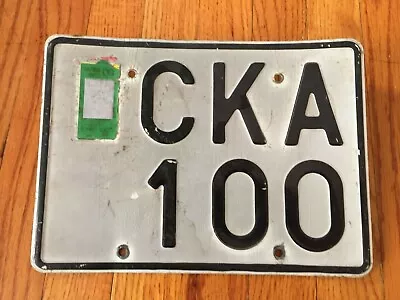 Rare Square Sweden license Plate Volvo Saab   #cka100 • $24.99