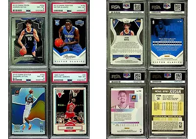 4 Card Lot: PSA Rookie JAXSON HAYES VICTOR OLADIPO DeANDRE AYTON MICHAEL JORDAN • $10.50