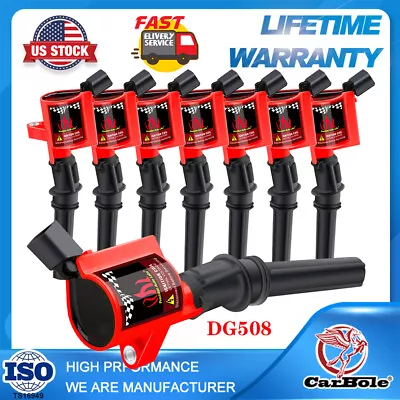 8X DG-508 Ignition Coil Pack For Ford F-150 / E-250 Mustang 5.0L 4.6L 5.4L 6.8L • $36.99