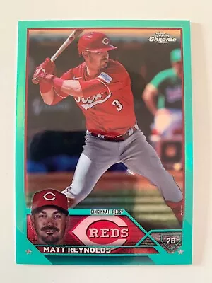 2023 Topps Chrome Aqua MATT REYNOLDS #ed 108/199! Cincinnati Reds • $1.99