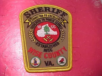 Wise County Virginia Police Patch Shoulder Size Unused Not A Badge • $6.20