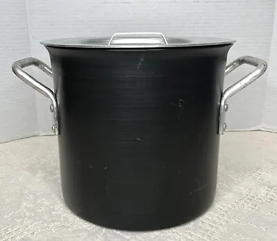 Vtg Commercial Aluminum Cookware Anodized 8 Qt Stock Pot 808 & Lid Calphalon • $49.99