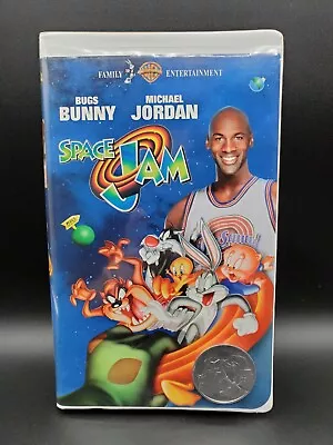 Space Jam (VHS 1997) Clamshell Case CIB With Coin + Inserts • $19.99