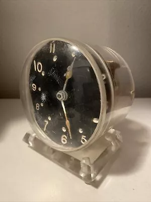 Vintage MCM Table Clock 1970s Pop Art USA • $61.50