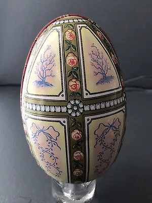 Easter Egg Faberge By VinCenzo Tin Ornament Trinket/ Gift/ Jewelry Box • $23