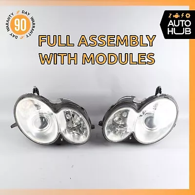 06-09 Mercedes W209 CLK550 CLK350 Headlight Lamp Right & Left Side Set Bi-Xenon • $755.30