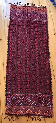 Vismaya Ethnic Scarf Stole Wrap Anthropologie Multi-Color Handmade Wool Cotton • $49.99