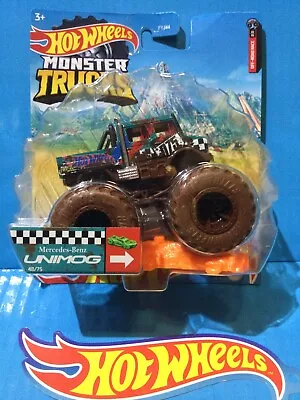 2022 Hot Wheels New Monster Trucks Mercedes-benz Unimog #48 Off Road Race Mud • $6.91