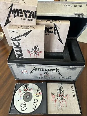 METALLICA Live Shit Binge & Purge Box Set VHS CD Rock Metal Complete • $149.99