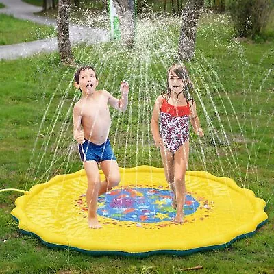 Ultra Thick Durable Splash Play Mat Sprinkler Pad Wading Pool (170cm/68inches) • $14.99