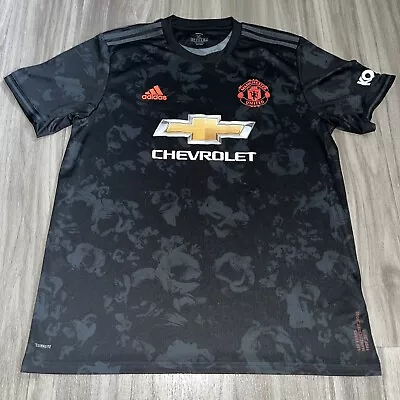 Manchester United Football Shirt Adidas 3rd Kit 2019/20 Men's XL Black Jersey • £29.99