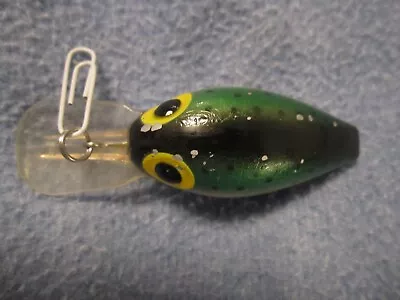 Vintage Unmarked 3 3/4  Salmon/steelhead Diving Plug Fishing Lure Used Cond. • $4.99