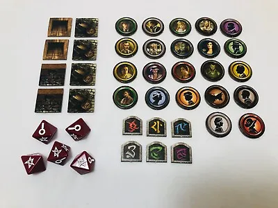 Mansions Of Madness 2nd Edition Game Replacement 36 Tokens & Dice • $9.99