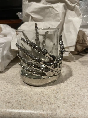 $15 • Buy Yankee Candle Halloween Skeleton Hand Votive Holder