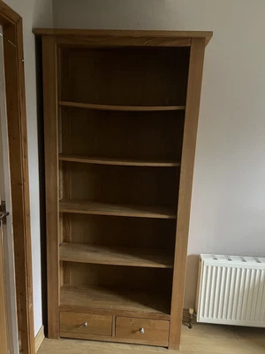 £60 • Buy Willis And Gambier Light Solid Oak Tall Bookcase
