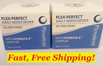 Plex-perfect Daily Moisturizer Oil-free Cream Hydrate-6 Complex 30ml 1oz  2 PACK • $25.98