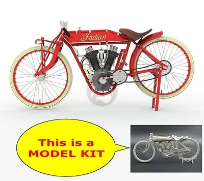 Cix Models 1/12 Indian Board Track Racer 1913 Motorcycle W/Decal CIXMBIG12003 • $512.81