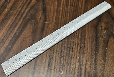 Vintage Braille 1 Foot Cast Aluminum Ruler Rule H Schober Tool For Blind • $33.24