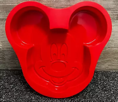 Disney Parks Mickey Mouse Red Silicone Cake Pan / Jell-O Mold • $14.99