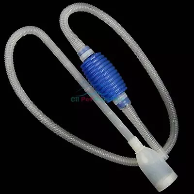 Aquarium Tank Vacuum Siphon Gravel Cleaner Pump Water Change Safe For Fish • $8.99