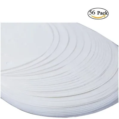 £5.57 • Buy 56 X Round Cake Tin Liners Mats Sheets Greaseproof Paper Circles Silicone
