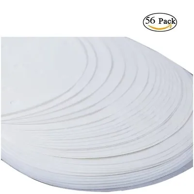 56 X Round Cake Tin Liners Mats Sheets Greaseproof Paper Circles Silicone • £6.02