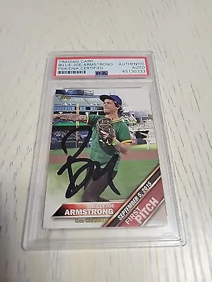 2016 Topps First Pitch Billie Joe Armstrong Autographed Card PSA/DNA Slabbed  • $599.99